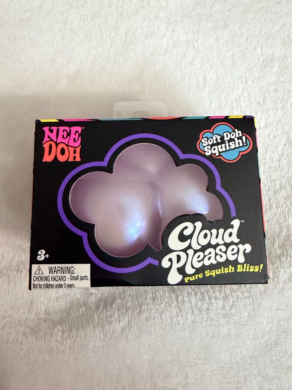 Cloud Pleaser Soft Doh Squish - pink/purple pearl shimmery